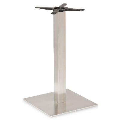 James Square Stainless Steel Dining Base